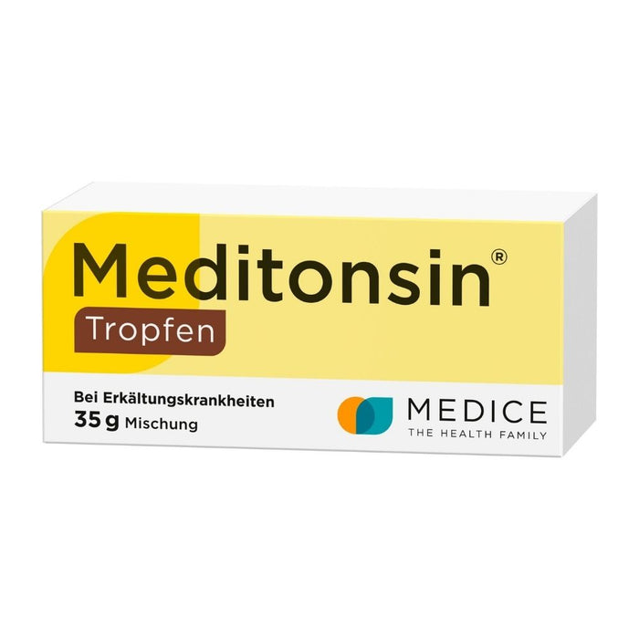 Meditonsin Tropfen bei Erkältungskrankheiten, 35 g Solution