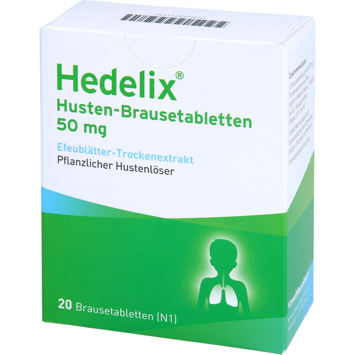 Hedelix Husten-Brausetabletten, 50 mg, 20 St. Tabletten