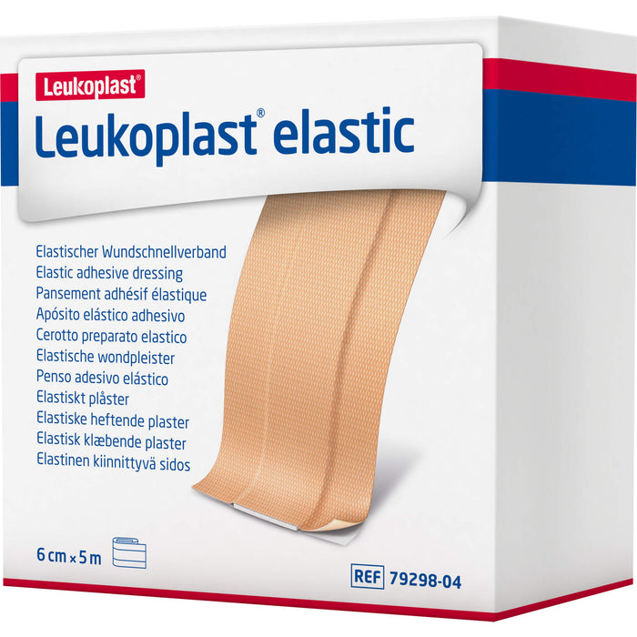 Leukoplast Elastic Pflaster 6 cm x 5 m Rolle, 1 St PFL