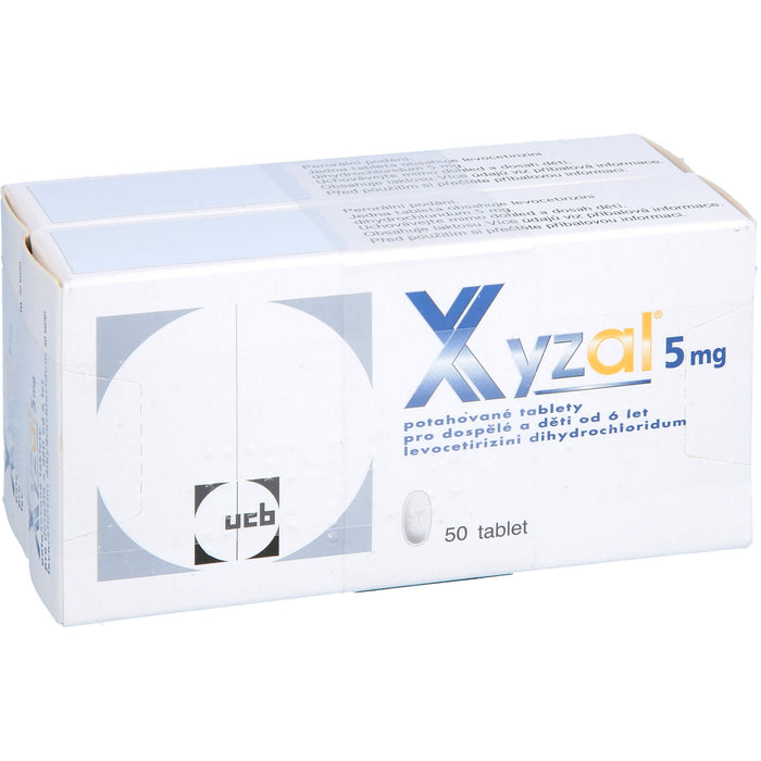 Xyzal 5 mg CC-Pharma Filmtabletten bei Allergien, 100 pcs. Tablets