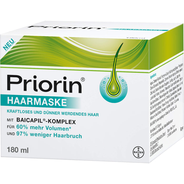 Priorin Haarmaske kraftloses und dünner werdendes Haar, 180 ml Masken