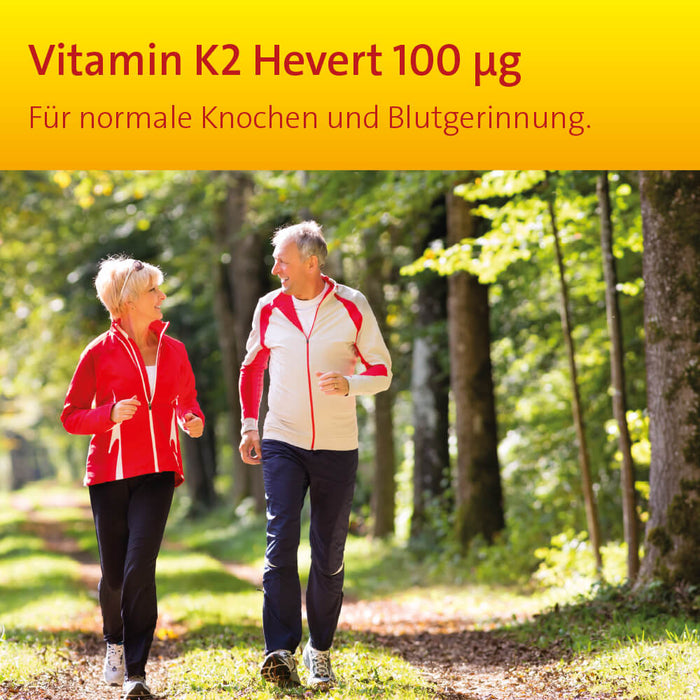 Vitamin K2 Hevert 100 µg für normale Knochen und Blutgerinnung, 60 St. Kapseln