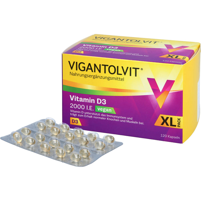 Vigantolvit 2000 I.E. Vitamin D3 Vegan, 120 St WKA