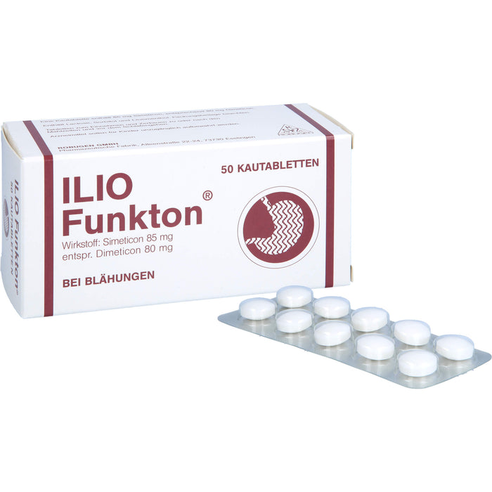 ROBUGEN Ilio-Funkton Kautabletten bei Blähungen, 50 pc Tablettes