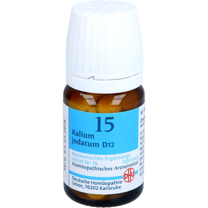 DHU Schüßler-Salz Nr. 15 Kalium jodatum D12 Tabletten, 80 pcs. Tablets