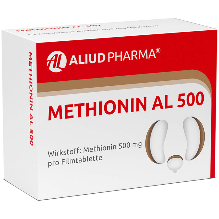 Methionin AL 500 Filmtabletten zur Harnansäuerung, 100 pc Tablettes