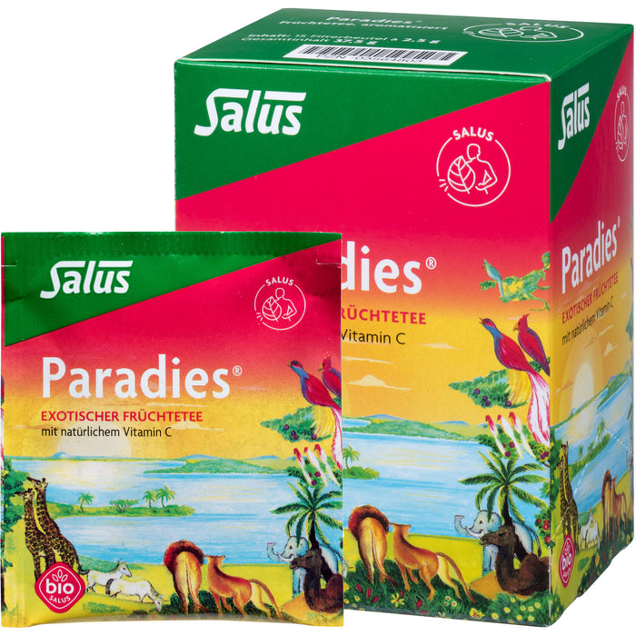 Salus Paradies Vitamin C Früchtetee, 15 St. Filterbeutel