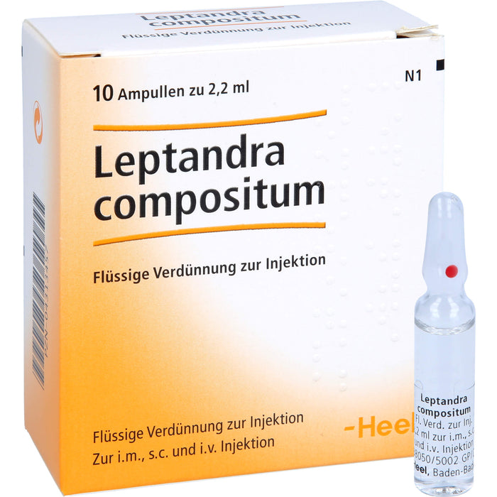 Leptandra compositum Inj.-Lsg., 10 pc Ampoules