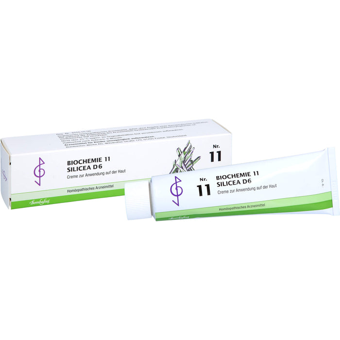 Bombastus Biochemie 11 Silicea D 6 Creme, 100 ml Crème