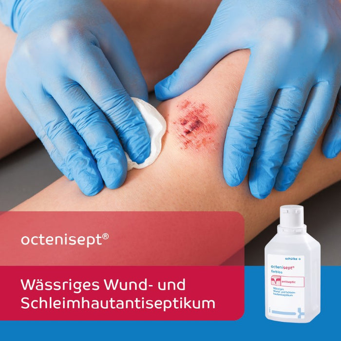 octenisept - wässriges Wund- und Schleimhautantiseptikum mit guter Verträglichkeit, schmerzfreier Anwendung und schneller Wirkung, 500 ml Solution