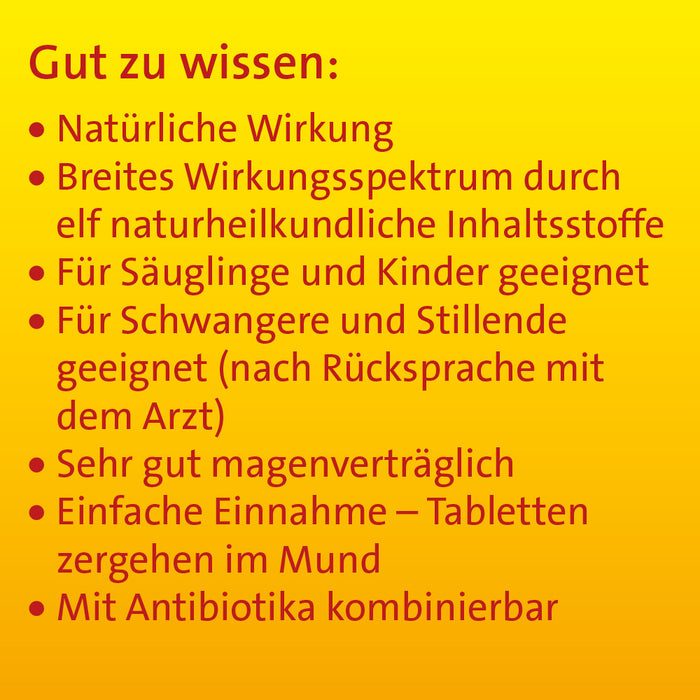 Sinusitis Hevert SL bei Schnupfen und Entzündungen der Nasennebenhöhlen, 100 St. Tabletten