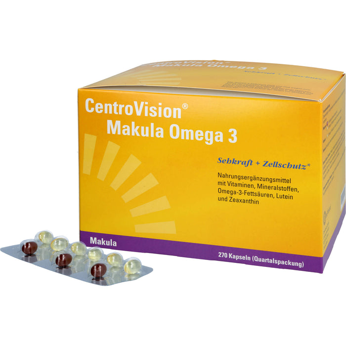 CentroVision Makula Omega 3 Kapseln, 270 pc Capsules