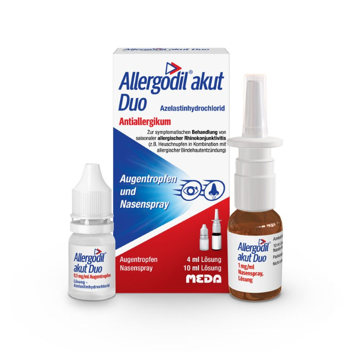 Allergodil akut duo Augentropfen und Nasenspray, 1 pcs. Combipack