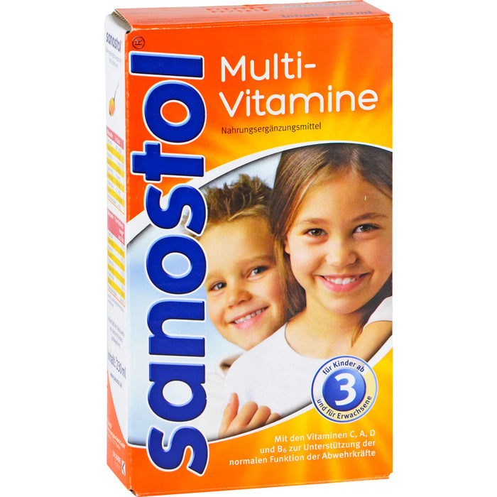 sanostol Multi-Vitamine Saft, 230 ml Lösung