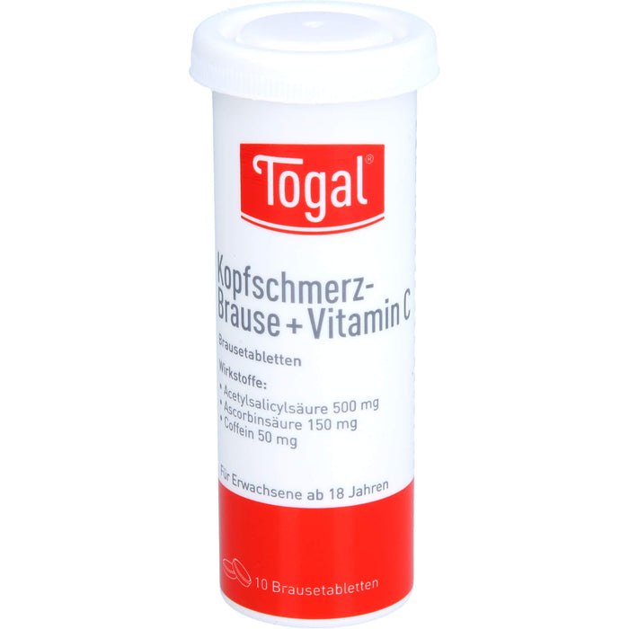 Togal Kopfschmerz-Brause + Vitamin C Brausetabletten, 20 St. Tabletten