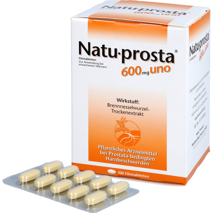 Natu-prosta 600 mg uno, Filmtabletten, 100 St. Tabletten