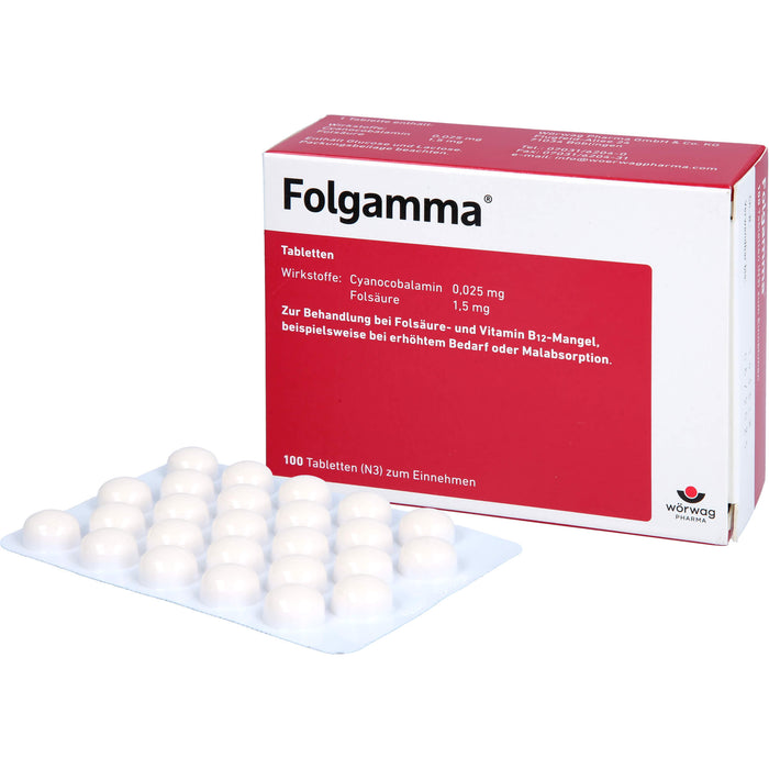 Folgamma Tabletten, 100 St TAB