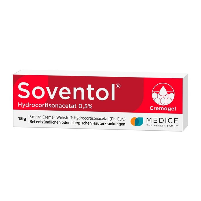 Soventol Hydrocortacetat 0,5 % Creme, 15 g Cream