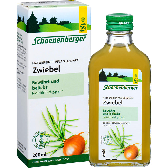 Schoenenberger Naturreiner Pflanzensaft Zwiebel, 200 ml Solution