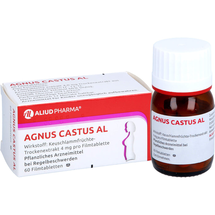 Agnus castus AL Filmtabletten bei Regelbeschwerden, 60 St. Tabletten