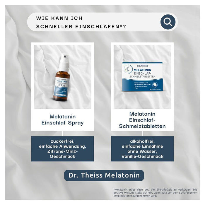 DR. THEISS Melatonin Einschlaf-Spray, 30 ml Spray