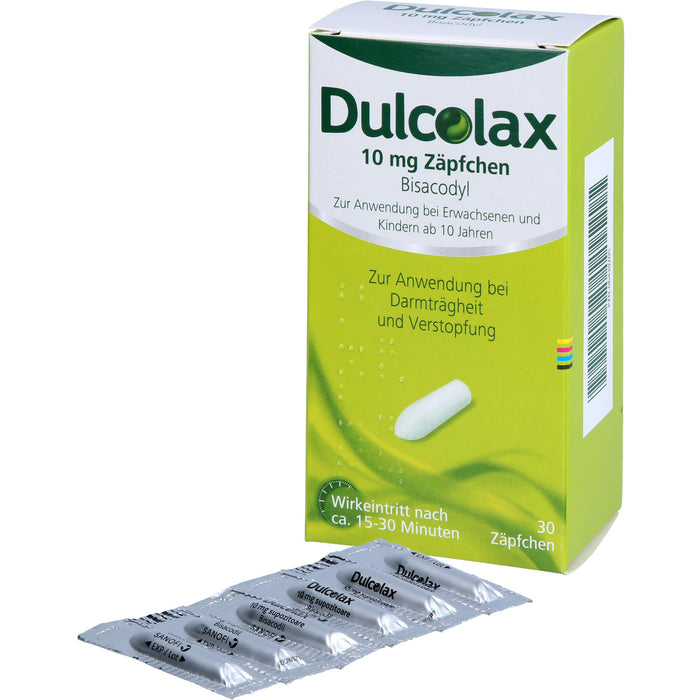 Dulcolax Zäpfchen Reimport EurimPharm, 30 St. Zäpfchen