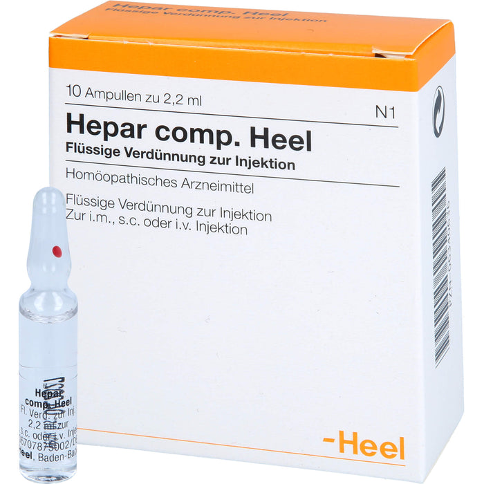 Hepar comp. Heel Ampullen, 10 pc Ampoules