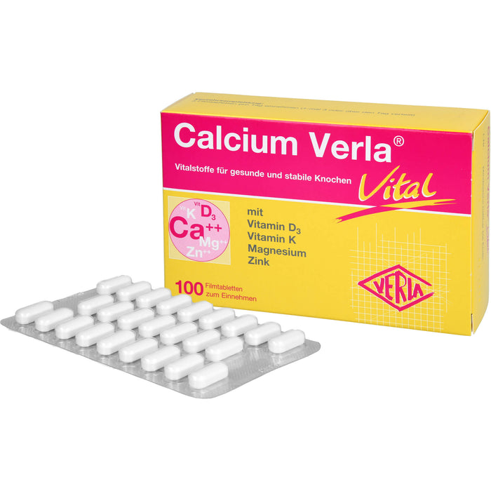 Calcium Verla vital Filmtabletten, 100 St. Tabletten