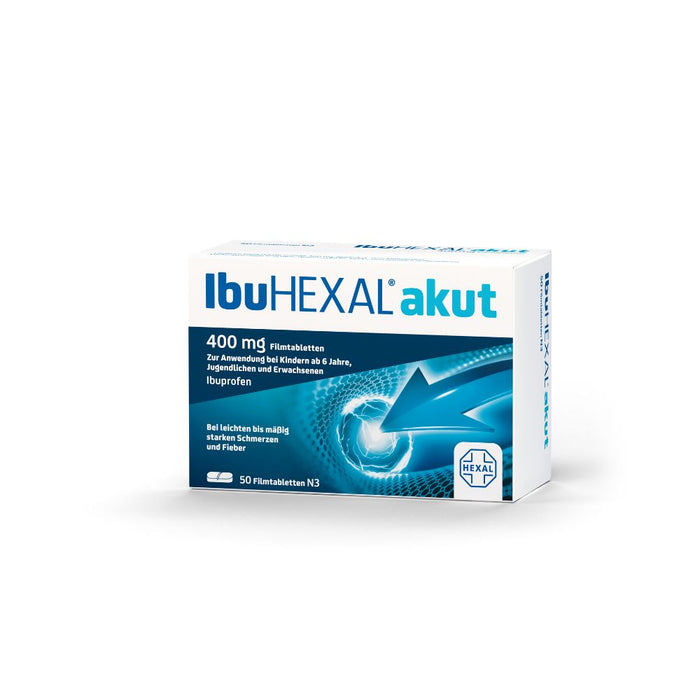 IbuHEXAL akut 400 mg, 50 pcs. Tablets