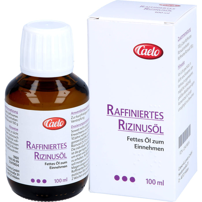 Caelo Raffiniertes Rizinussöl, 100 ml Oil