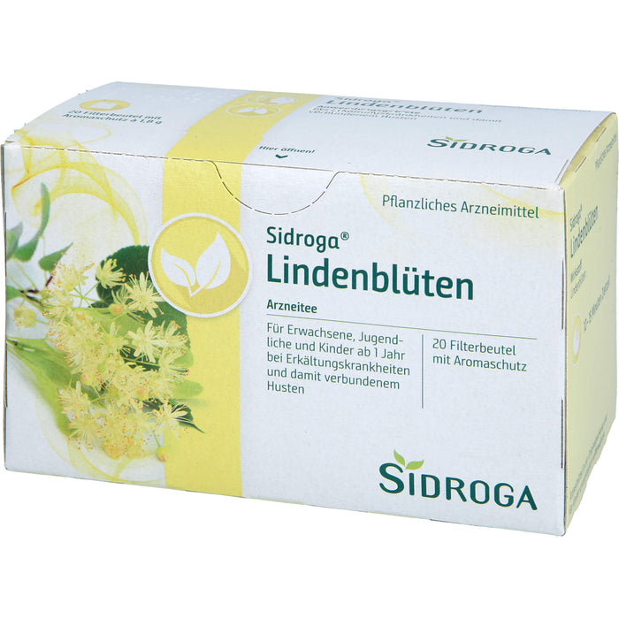 Sidroga Lindenblüten Arzneitee mit Aromaschutz, 20 pcs. Sachets