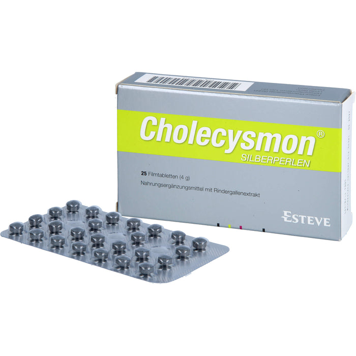 RIEMSER Cholecysmon Silberperlen Filmtabletten, 25 St. Tabletten