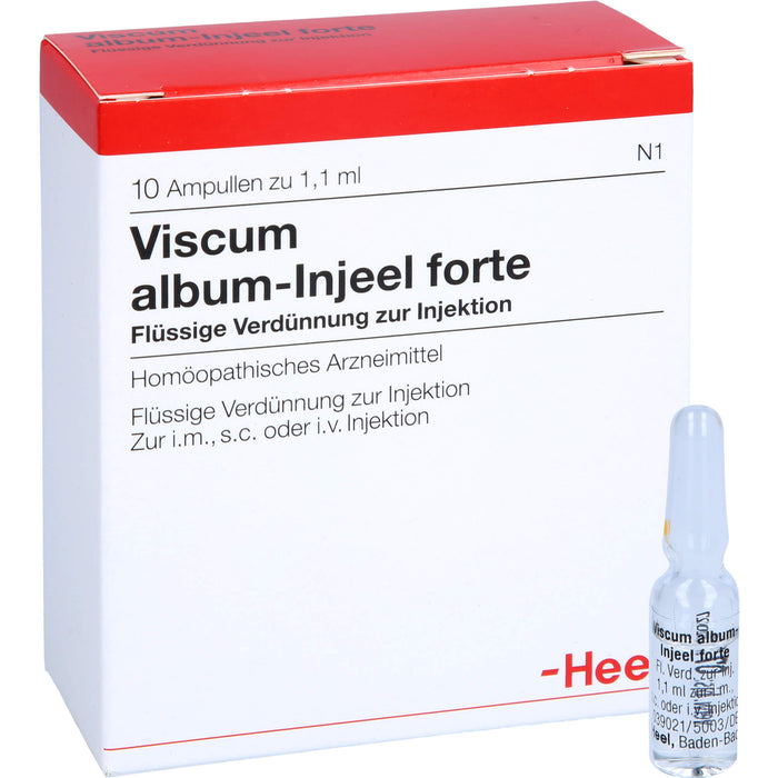 Heel Viscum album-Injeel forte flüssige Verdünnung zur Injektion, 10 pc Ampoules