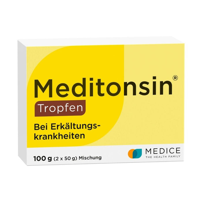 Meditonsin Tropfen bei Erkältungskrankheiten, 100 g Solution