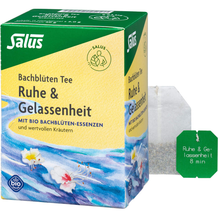 Salus Bachblüten Tee Ruhe & Gelassenheit, 15 pc Sac filtrant