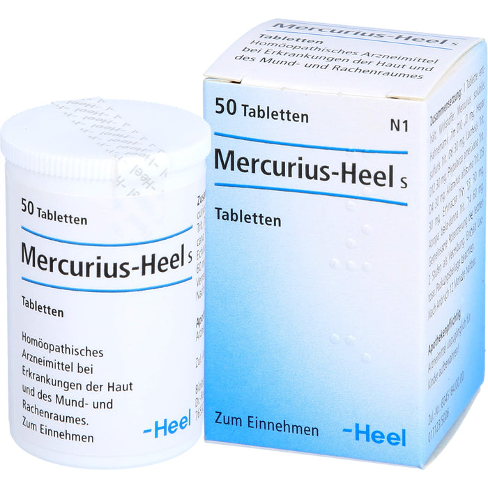 Mercurius-Heel S Tabletten bei Erkrankungen der Haut und des Mund- und Rachenraumes, 50 St. Tabletten