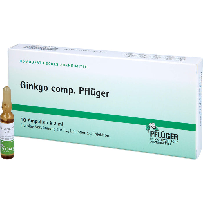 Ginkgo comp. Pflüger Amp., 10 pc Ampoules