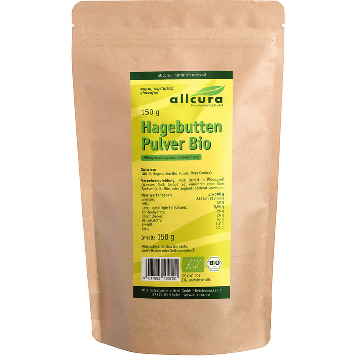 Hagebutten Pulver Bio, 150 g PUL