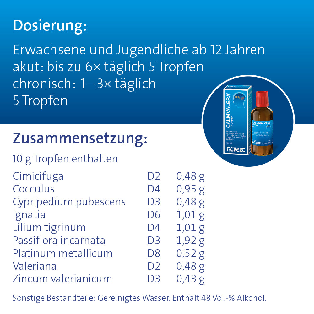 Calmvalera Tropfen, 30 ml Lösung Hevert-Testen