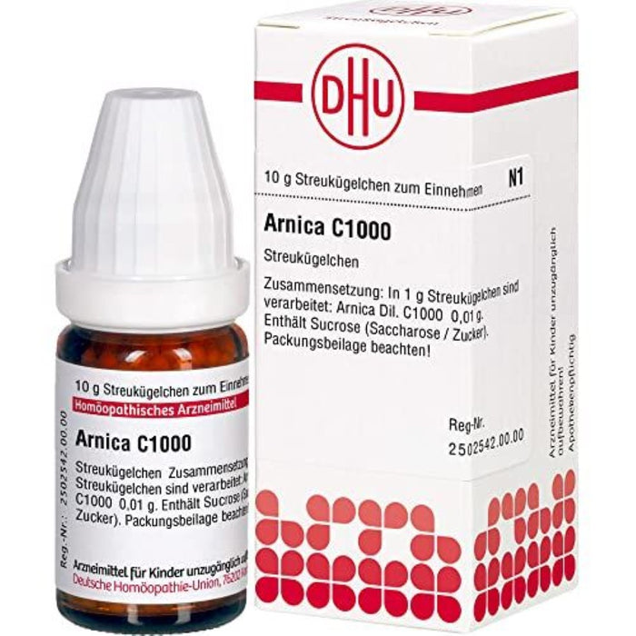 DHU Arnica C1000 Streukügelchen, 10 g Globuli