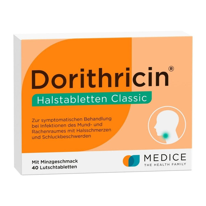 Dorithricin Halstabletten Classic, 40 St. Tabletten