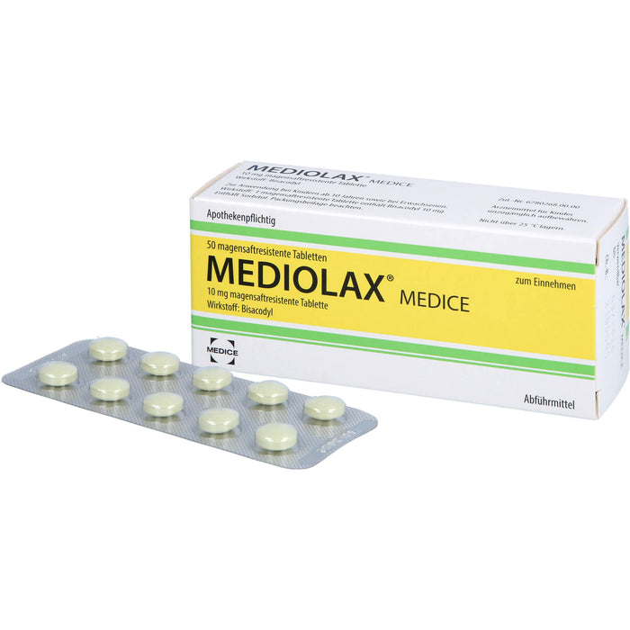 Mediolax Medice Tabletten, 50 pc Tablettes