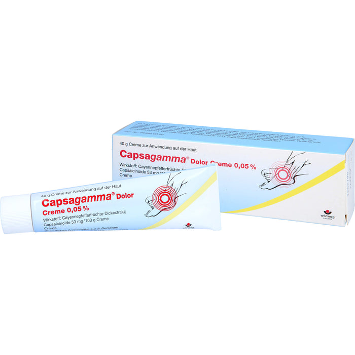 Capsagamma Dolor Creme 0,05%, 40 g Creme