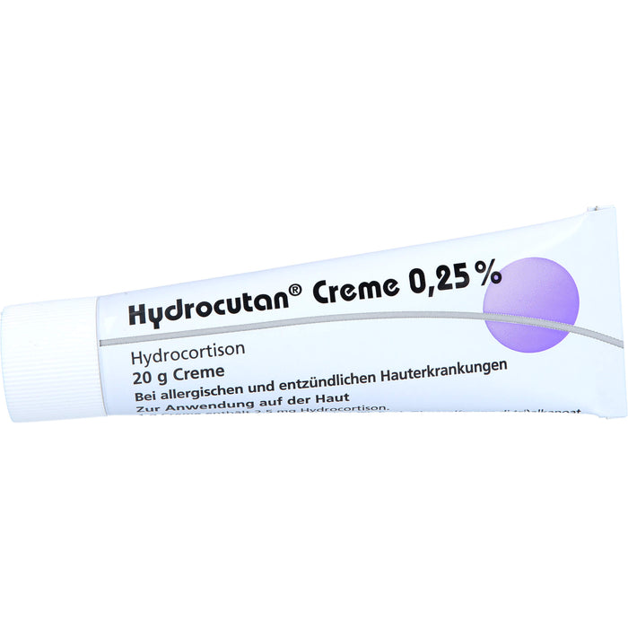 Hydrocutan Creme 0,25 % bei allergischen und entzündlichen Hauterkrankungen, 20 g Crème