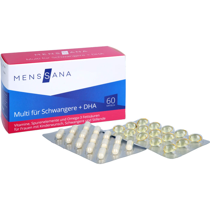 MensSana Multi für Schwangere + DHA Kapseln, 60 pcs. Capsules