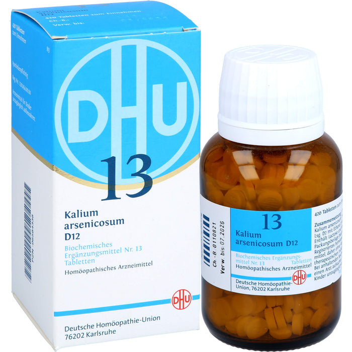 DHU Schüßler-Salz Nr. 13 Kalium arsenicosum D12 Tabletten, 420 St. Tabletten