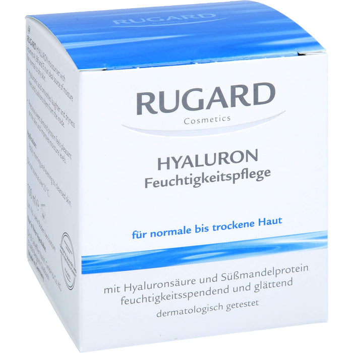 RUGARD Hyaluron Feuchtigkeitspflege für reife und trockene Haut, 100 ml Creme