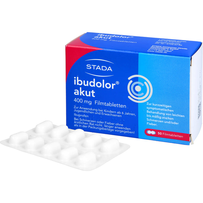 ibudolor akut 400 mg Filmtabletten, 50 pcs. Tablets