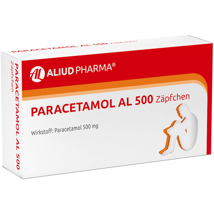 Paracetamol AL 500 Zäpfchen, 10 St. Zäpfchen