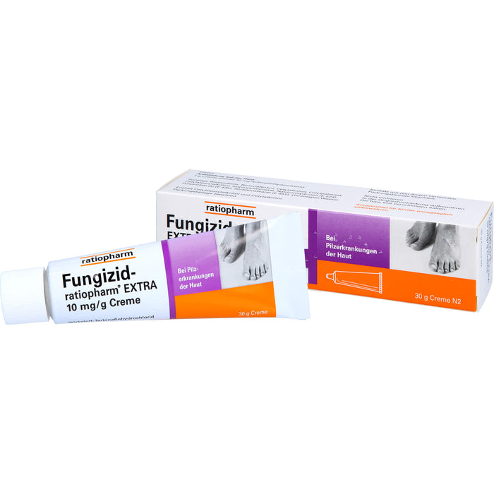 Fungizid-ratiopharm Extra Creme bei Pilzerkrankungen der Haut, 30 g Crème